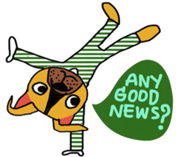 Moo, life is easy sticker #14187961