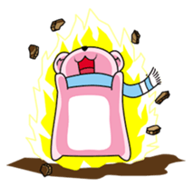 smiley pinky bear sticker #14188415