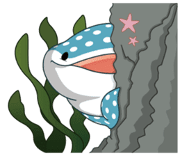 spot whale shark sticker #14188726