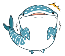 spot whale shark sticker #14188727