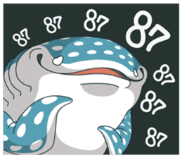 spot whale shark sticker #14188744