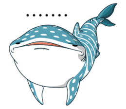 spot whale shark sticker #14188751