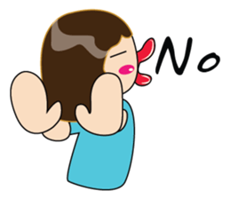 One of us: Cute Green Dress sticker #14189552