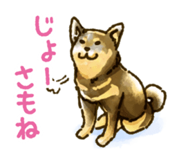 Niigata dialect speaking shibainu sticker #14189782