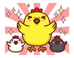 NO.910 Yellow Chick sticker #14190574