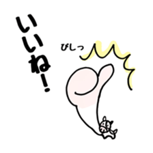 cow and bird sticker #14190611