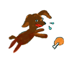 MilkTea dog sticker #14190789