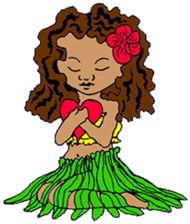 Hula Friends Leinani sticker #14191072
