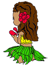 Hula Friends Leinani sticker #14191073