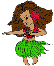 Hula Friends Leinani sticker #14191074