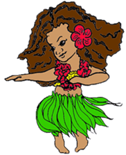 Hula Friends Leinani sticker #14191074