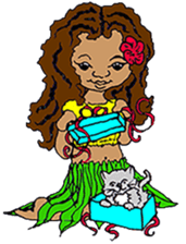 Hula Friends Leinani sticker #14191076