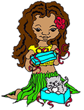Hula Friends Leinani sticker #14191076