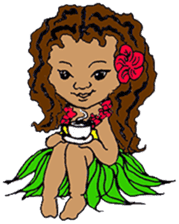 Hula Friends Leinani sticker #14191077
