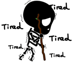 Bone San's ordinary life 01 Eng Ver. sticker #14192244