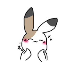 Calico Rabbit sticker #14192935
