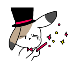 Calico Rabbit sticker #14192938