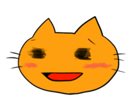 Cat & frog 14 sticker #14193326