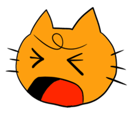 Cat & frog 14 sticker #14193327