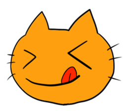 Cat & frog 14 sticker #14193328