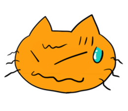 Cat & frog 14 sticker #14193329