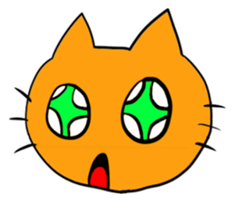 Cat & frog 14 sticker #14193331