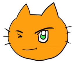 Cat & frog 14 sticker #14193334