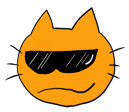 Cat & frog 14 sticker #14193335