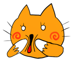 Cat & frog 14 sticker #14193337