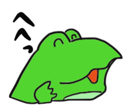 Cat & frog 14 sticker #14193339