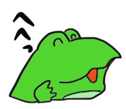 Cat & frog 14 sticker #14193339