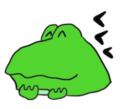 Cat & frog 14 sticker #14193341