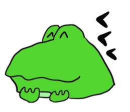 Cat & frog 14 sticker #14193341