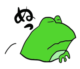 Cat & frog 14 sticker #14193348