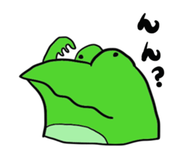 Cat & frog 14 sticker #14193349