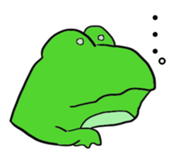 Cat & frog 14 sticker #14193351