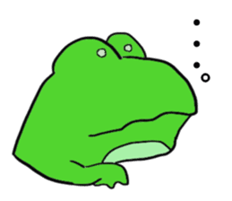 Cat & frog 14 sticker #14193351