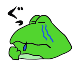 Cat & frog 14 sticker #14193352