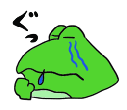 Cat & frog 14 sticker #14193352