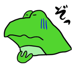 Cat & frog 14 sticker #14193354