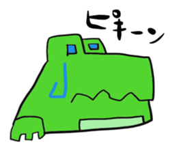 Cat & frog 14 sticker #14193357