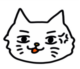 Funny Reaction Cat sticker #14193822