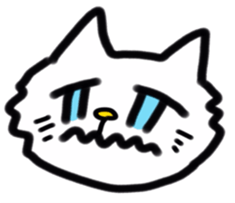Funny Reaction Cat sticker #14193823