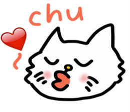 Funny Reaction Cat sticker #14193834