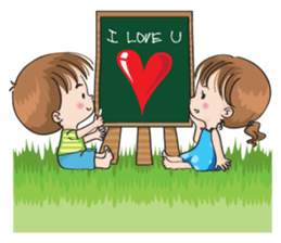 Cute Cute Puppy Love sticker #14194033