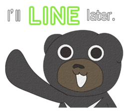 The cute Bear PEACH's Sticker(ENG) sticker #14194115