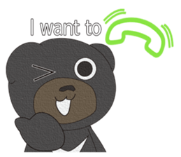 The cute Bear PEACH's Sticker(ENG) sticker #14194116