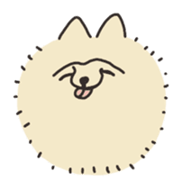 "Momo" is Pomeranian. sticker #14194762