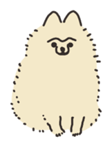 "Momo" is Pomeranian. sticker #14194766