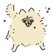 "Momo" is Pomeranian. sticker #14194769